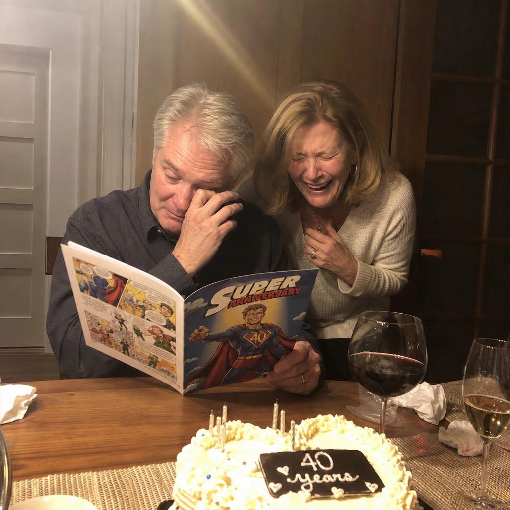 Elena R. with their custom comic
